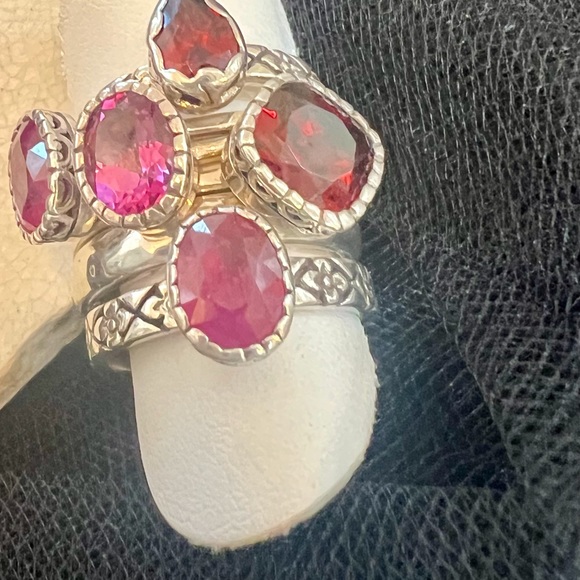 Stackable rings genuine gemstones - Picture 11 of 16